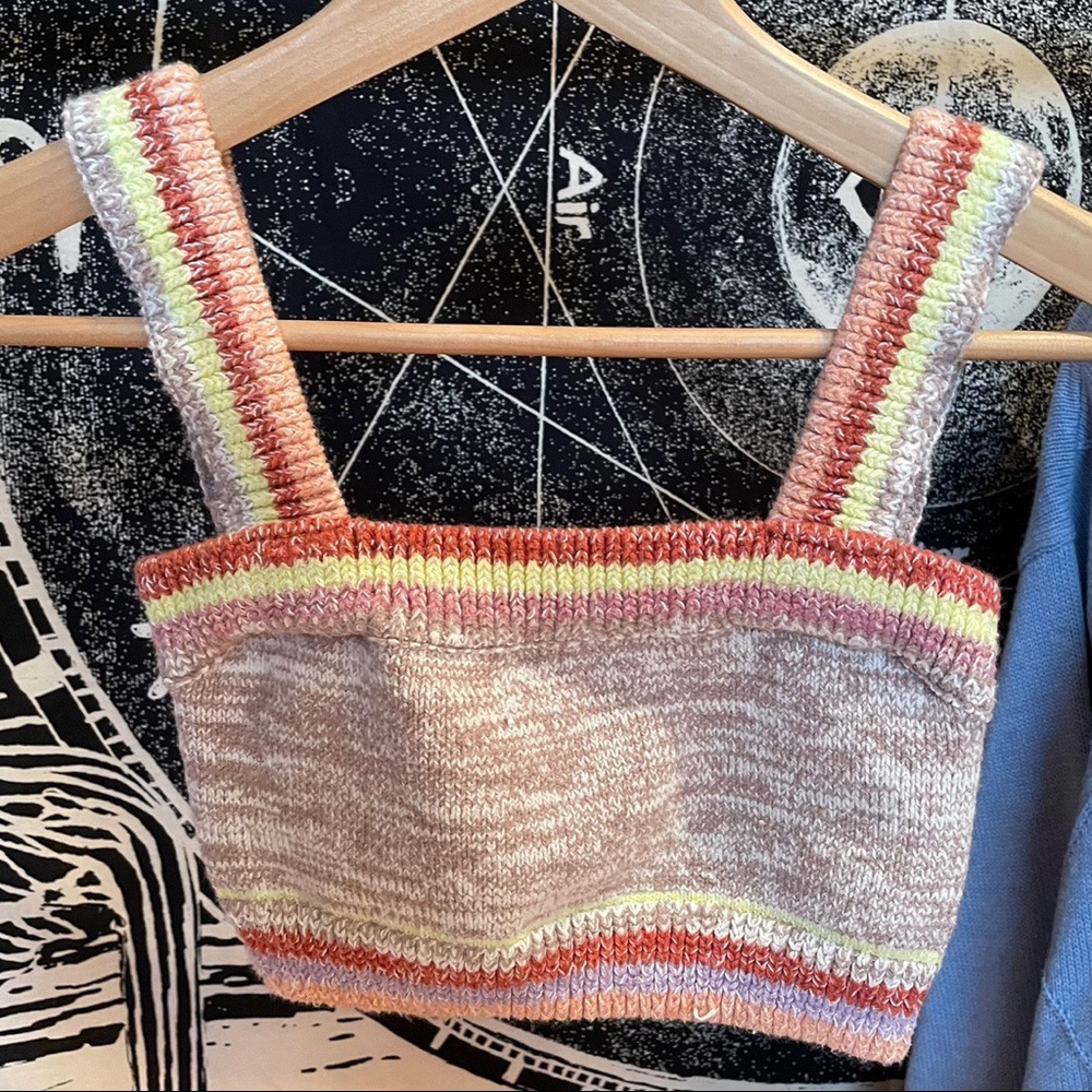 Free People sweater tank top